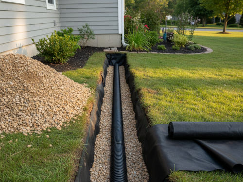 french drainage system